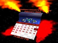 3D Calendar Clock screenshot